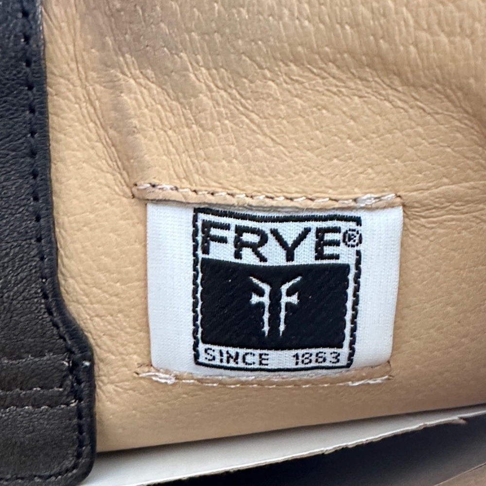 Frye Black Leather Combat Boots - Picture 7 of 7